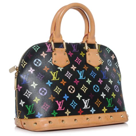 alma multicolor black gm louis vuitton|louis vuitton alma pm.